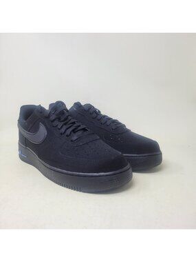 Nike Air Force 1 ‘07 Black/University Blue Men's Size 12.5 HV6223-001